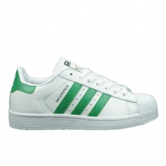 Adidas Superstar II White Green Women