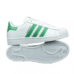 Adidas Superstar II White Green Women