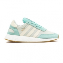 Authentic Adidas Originals Iniki Runner Mint Green Grey White Women