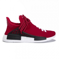 Authentic Pharrell x Adidas Hu NMD Red White Black Women