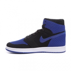 Authentic Air Jordan 1 Flyknit Royal Blue Black Men