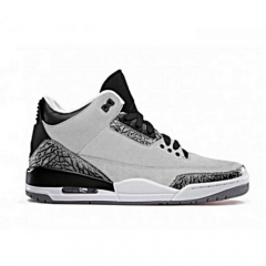 Air Jordan 3 Wolf Grey Wolf Grey Metallic Silver Black White