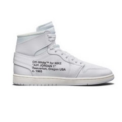 Authentic OFF-WHITE x Air Jordan 1 White Men