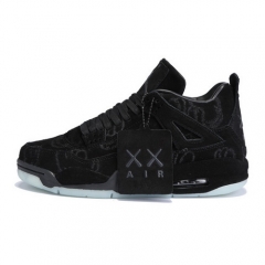 Authentic KAWS x Air Jordan 4 Cool Black Men