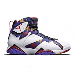 Air Jordan 7 Sweater White Blue Purple