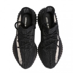 Authentic Adidas Originals Yeezy Boost 350 V2 Core Black White