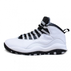 Air Jordan Retro 10 Steel White Black Light Steel Grey