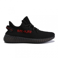 Authentic Adidas Originals Yeezy Boost 350 V2 Black Red Men