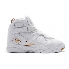 Authentic Air Jordan 8 OVO White Gold Men