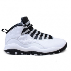 Air Jordan Retro 10 Steel White Black Light Steel Grey