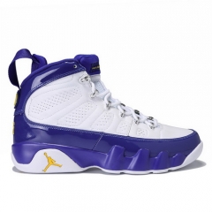 Authentic Air Jordan 9 Lakers Tour Yellow Men