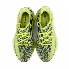 Authentic Adidas Originals Yeezy Boost 350 V2 Semi Frozen Yellow Women