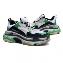 Authentic Balenciaga Triple S White Black Green Men