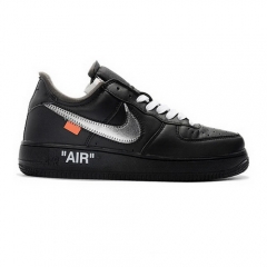 Authentic Off White x Moma Air Force 1 One Low Black Men