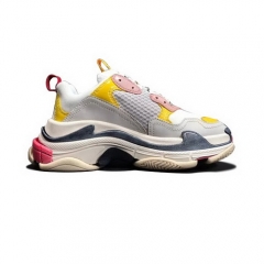 (Women) Authentic Balenciaga Triple S White Black Red Yellow