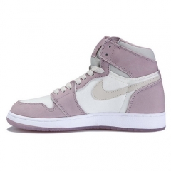 (Women) Authentic Air Jordan 1 Heiress White Purple