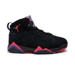 (Women) Jordan 7 Black Red Purple