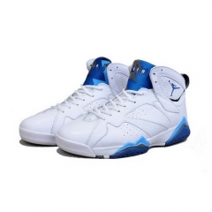 (Women) Jordan 7 White blue Grey