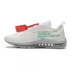 Authentic Off White x Nike Air Max 97 White Green Men