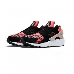 Nike Air Huarache Black Light Bone Hot Lava White Men