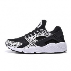 Nike Air Huarache Men Black And White Color