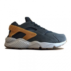 Nike Air Huarache 1 Suede Dark Grey White Brown Men