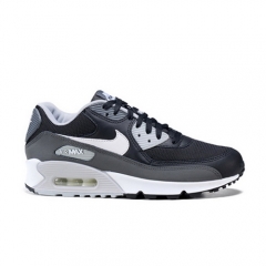 Authentic Nike Air Max 90 Black Light Grey White