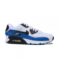 Authentic Nike Air Max 90 White Black Blue