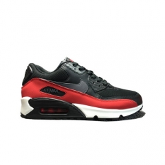 Authentic Nike Air Max 90 Essential Black Dark Grey University Red Running 2015