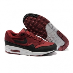 Fashion Style Homme Nike Air Max 87 Dark Red Black