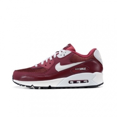 Authentic Nike Air Max 90 White Maroon