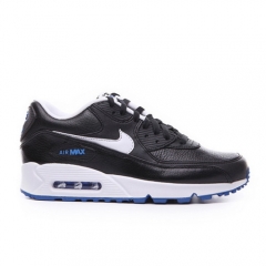 Authentic Nike Air Max 90 Black White Blue