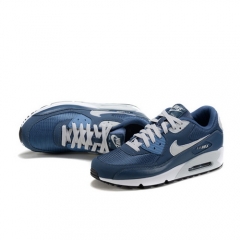 Authentic Nike Air Max 90 White Navy Blue