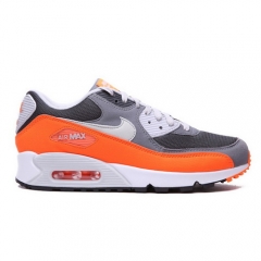 Authentic Nike Air Max 90 Gray Orange White