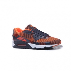 Nike Air Max 90 Orange Dark Blue White Men