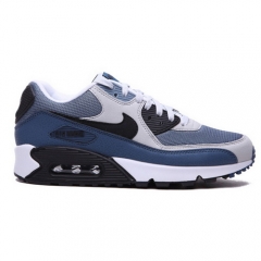 Authentic Nike Air Max 90 Black White Navy Blue