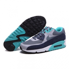 Authentic Nike Air Max 90 Gray Cyan