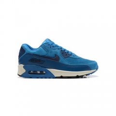 Nike Air Max 90 Pig Nubuck Suede Dark Blue Light Blue Men