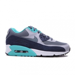 Authentic Nike Air Max 90 Gray Cyan