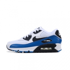 Authentic Nike Air Max 90 White Black Blue