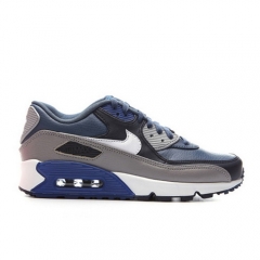 Authentic Nike Air Max 90 Black White Navy Blue