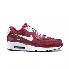 Authentic Nike Air Max 90 White Maroon