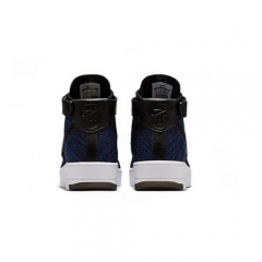 Nike Air Force 1 Flyknit High Navy Blue White Men