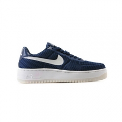 Nike Air Force 1 Low Upstep BR Navy Blue White Men