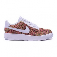 Nike Air Force 1 Flyknit Multi color White Men