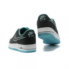 Nike Air Force 1 Low Embroidery Pack Black Turquoise Blue