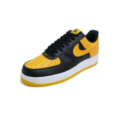 Nike Force 1 Low Retro Black Yellow Men