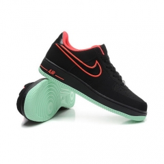 Nike Air Force 1 Low Cocoa Men Black Red Mint Green Trainers