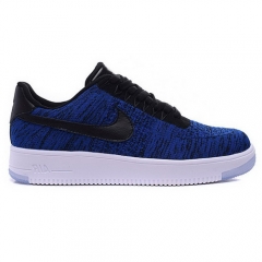 Nike Air Force 1 Flyknit Low Blue Black White Men