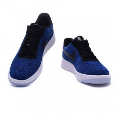 Nike Air Force 1 Flyknit Low Blue Black White Men